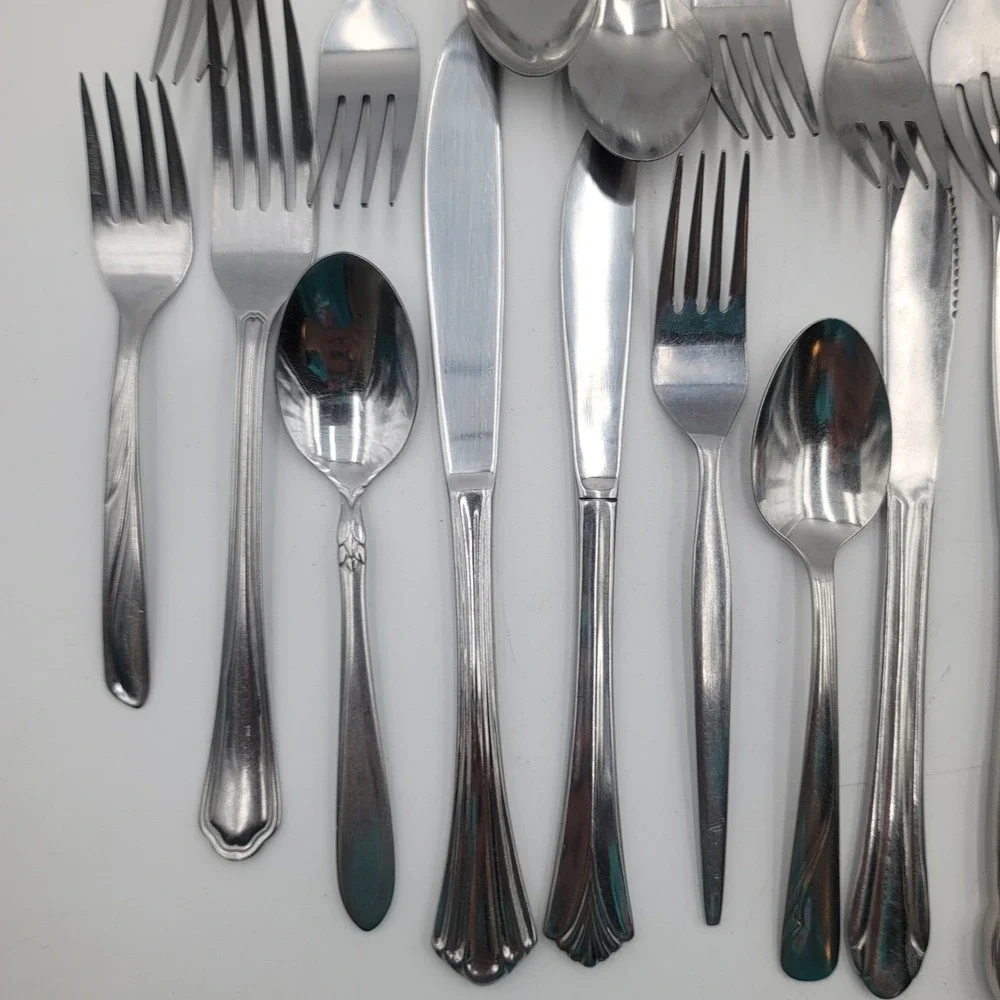 Unbranded mismatched stainless
